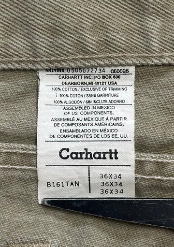 00's CARHARTT「B161TAN」ワークパンツ