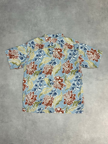 00's PATAGONIA「Pataloha」レッド・ジンジャー柄　アロハシャツ