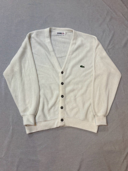 80s IZOD LACOSTE「USA製」アクリルカーディガン
