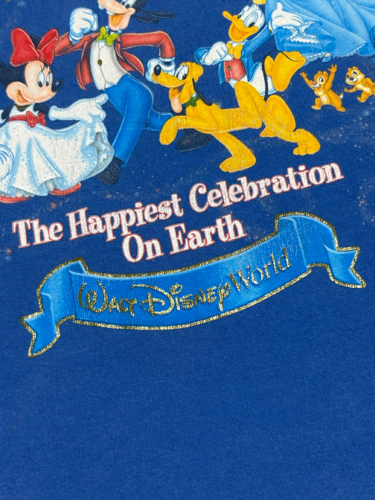 00's Walt Disney World「The Happiest Celebratetion On Earth」キャラクターTシャツ