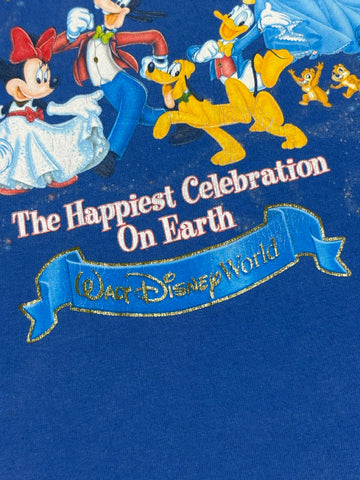 00's Walt Disney World「The Happiest Celebratetion On Earth」キャラクターTシャツ