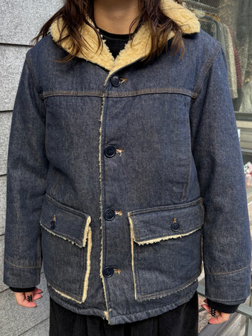 70's「CARHARTT」ボアデニムランチコート