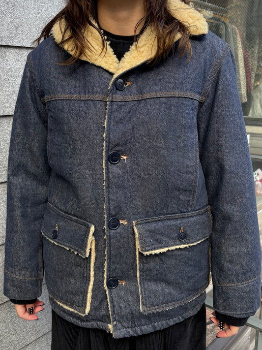 70's「CARHARTT」ボアデニムランチコート