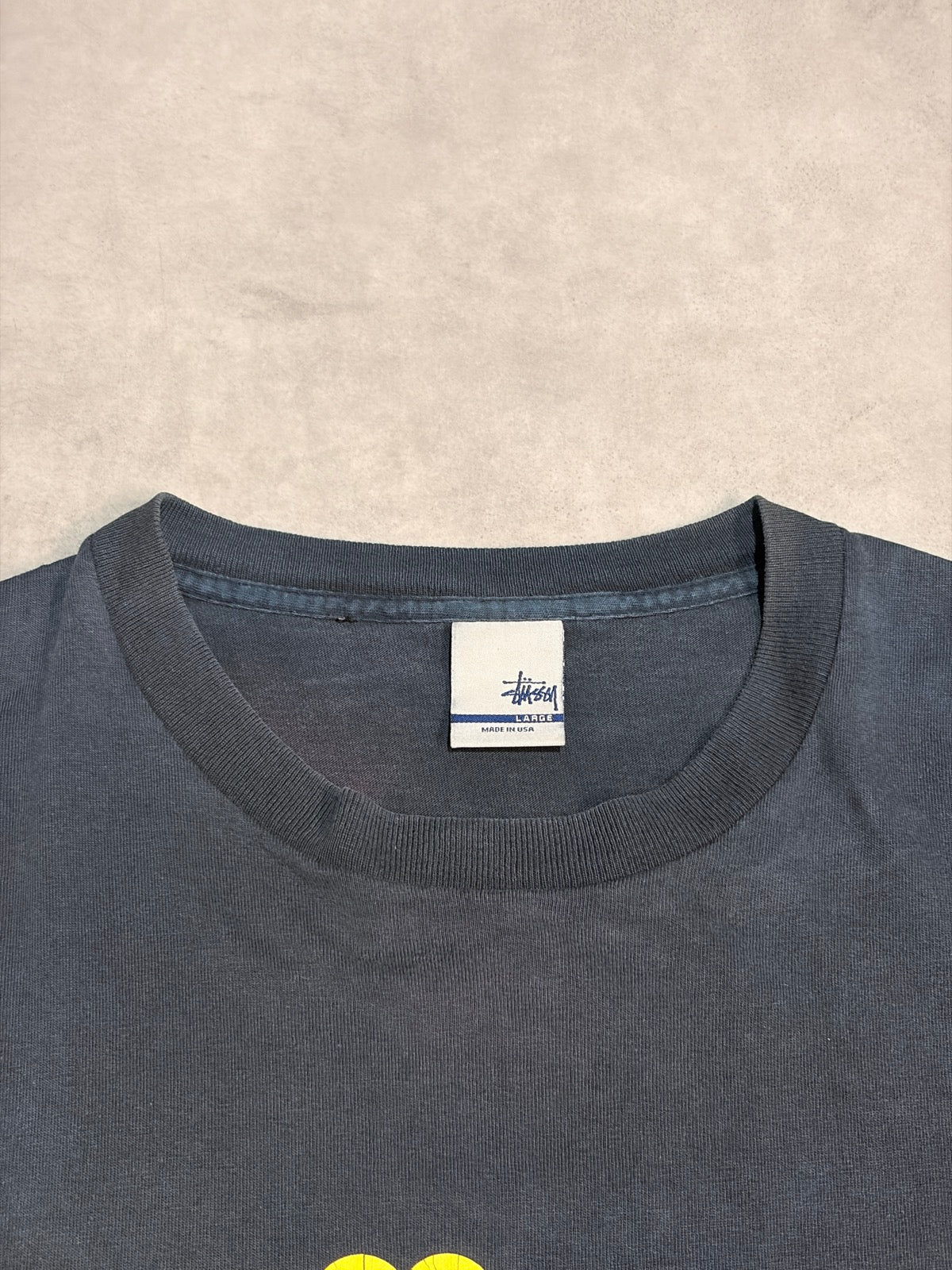90's STUSSY「銀タグ」USA製 ロゴTシャツ