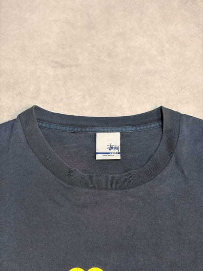 90's STUSSY「銀タグ」USA製 ロゴTシャツ