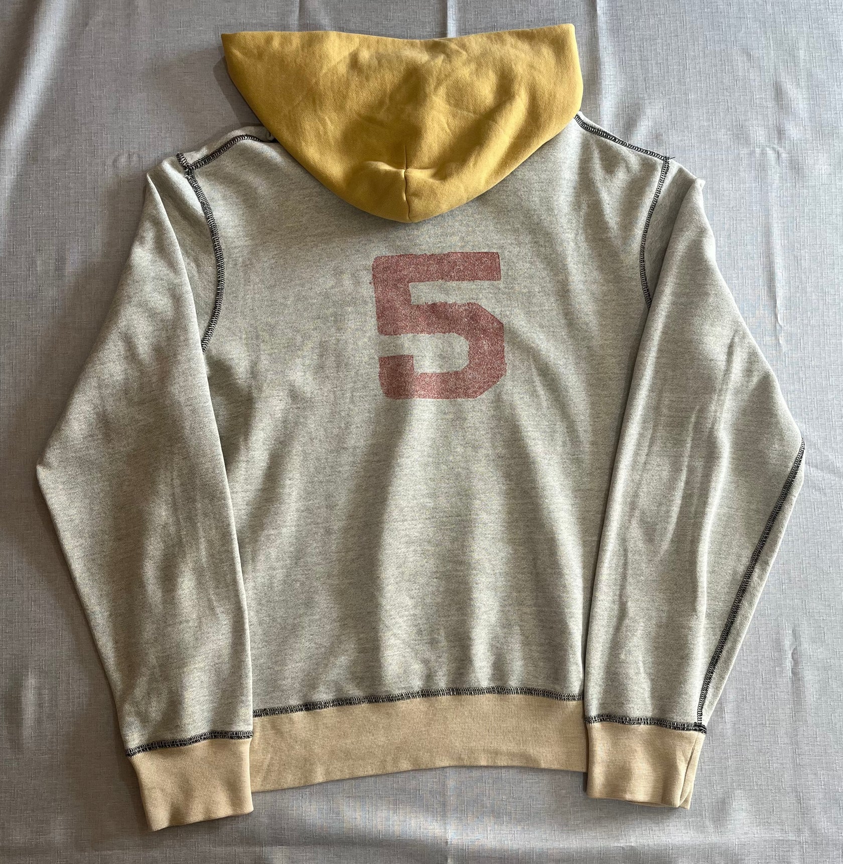 90's RALPH LAUREN「67TH RL 5」前V 後付けパーカー