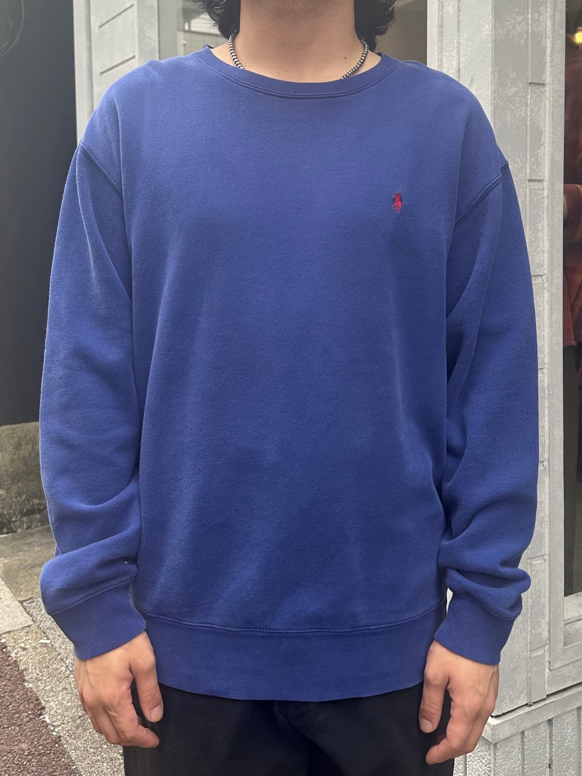 90's RALPH LAUREN ワンポイントスウェット　