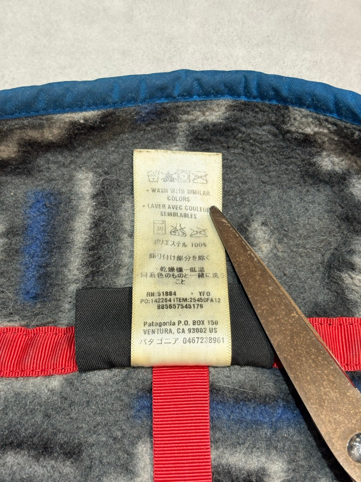 10's PATAGONIA Synchilla Snap-T「ヤナバ柄」フリースプルオーバー