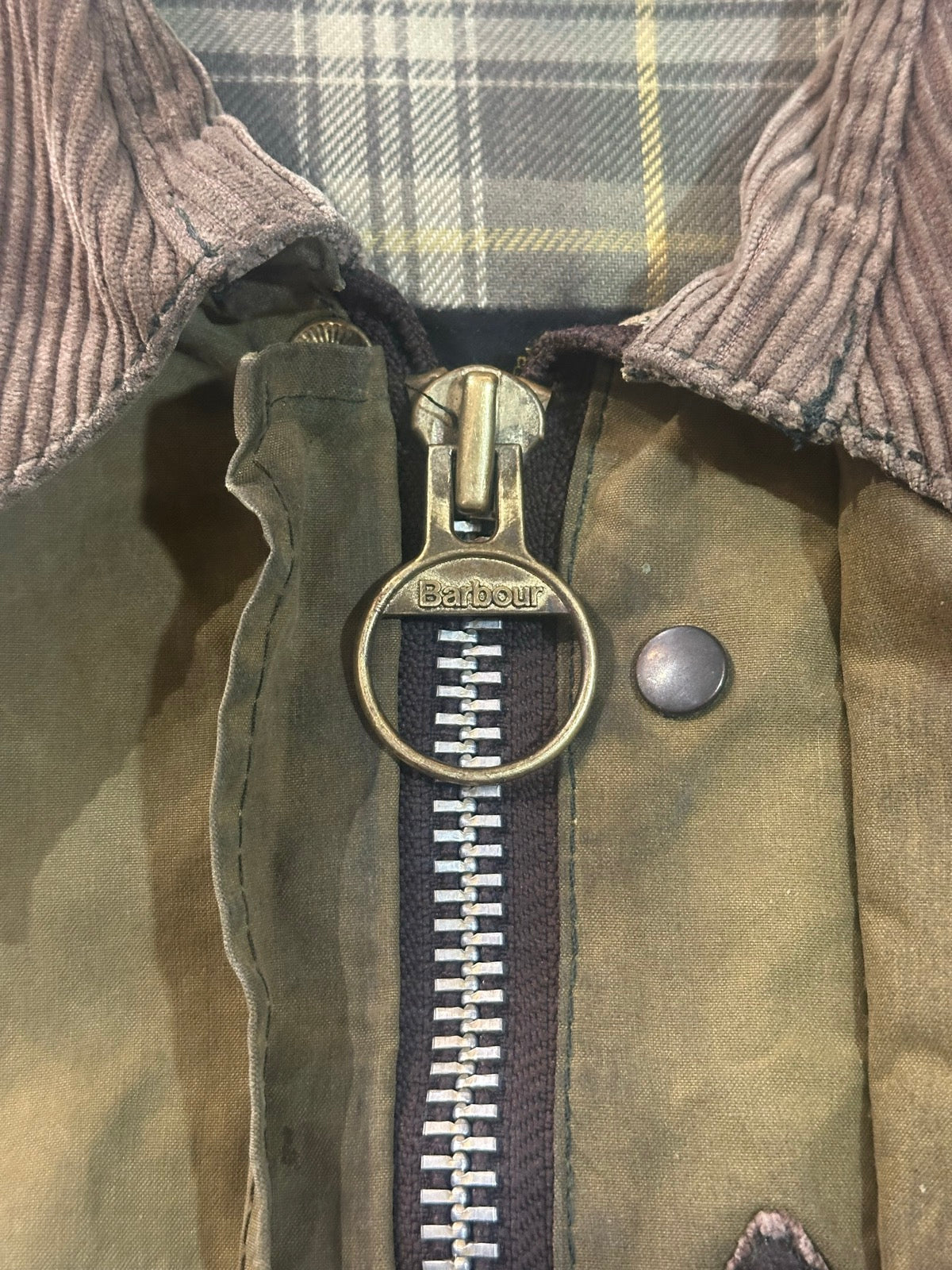 90's BARBOUR「BORDER」オイルドジャケット　