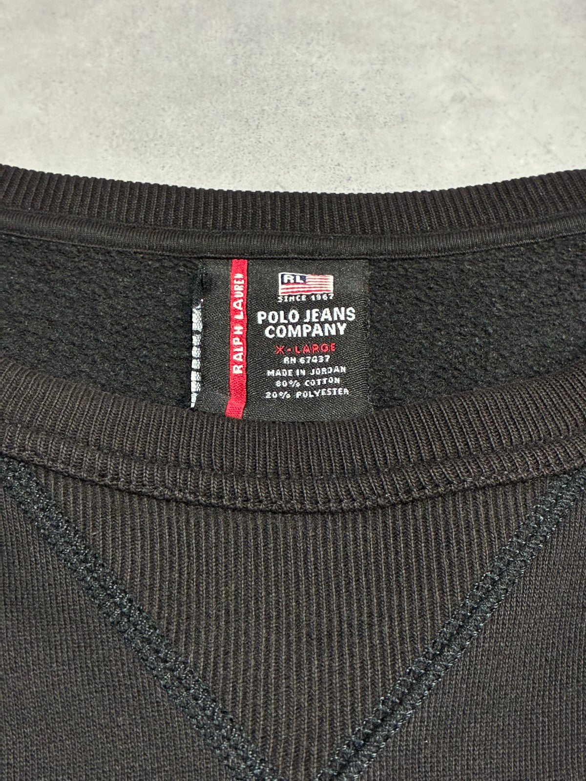90's~00's RALPH LAUREN「POLO JEANS COMPANY」ロゴスウェット