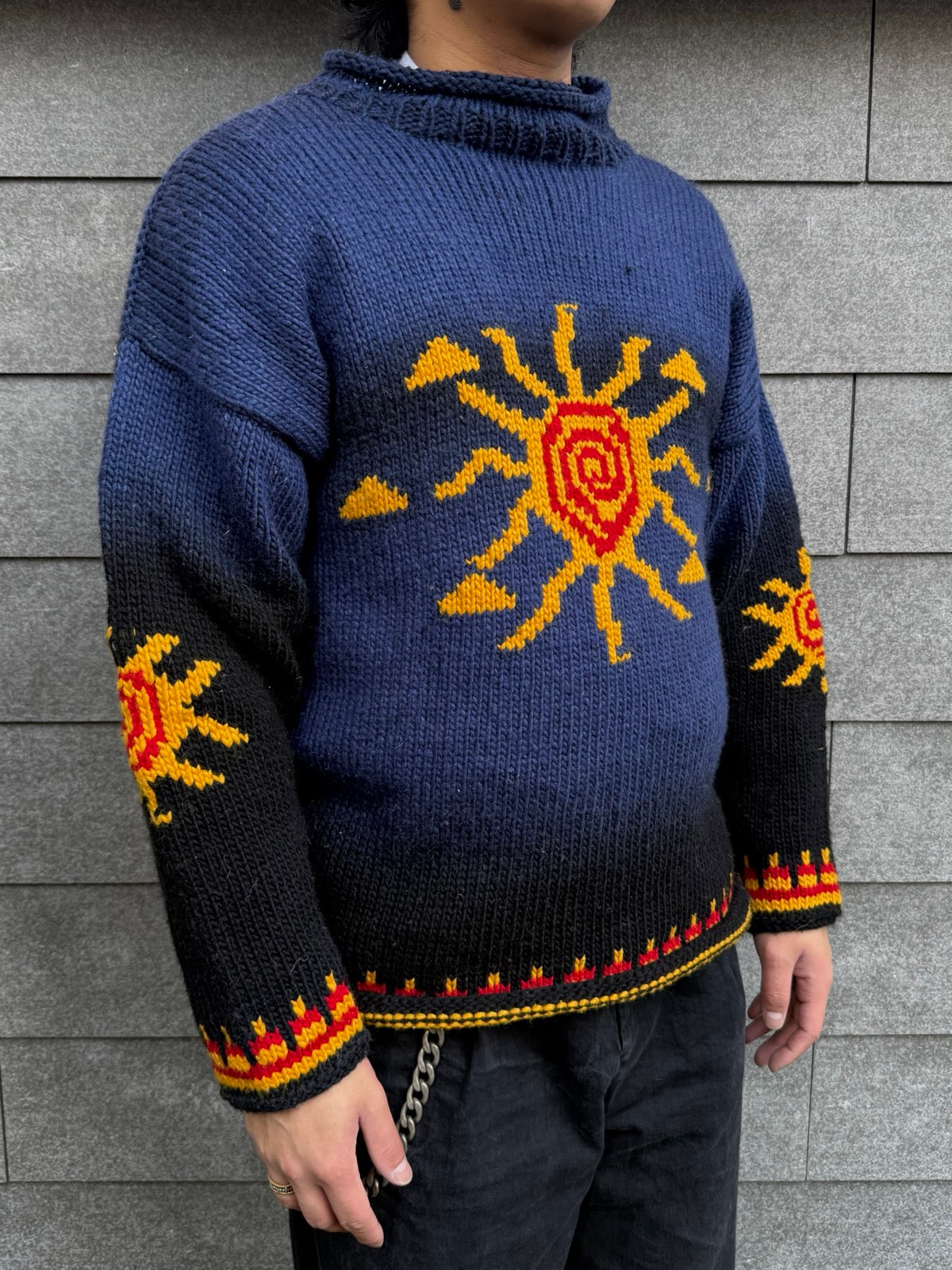 80's「Ecuador」SUN エクアドルニット