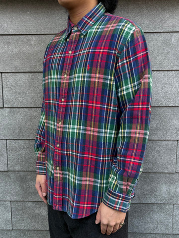 90's RALPH LAUREN「CUSTOM FIT」チェックシャツ