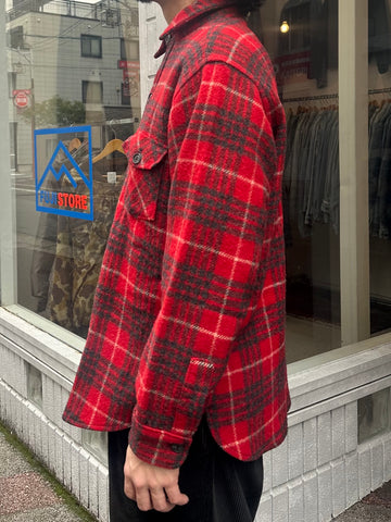 80's WOOLRICH USA製 ネルシャツ