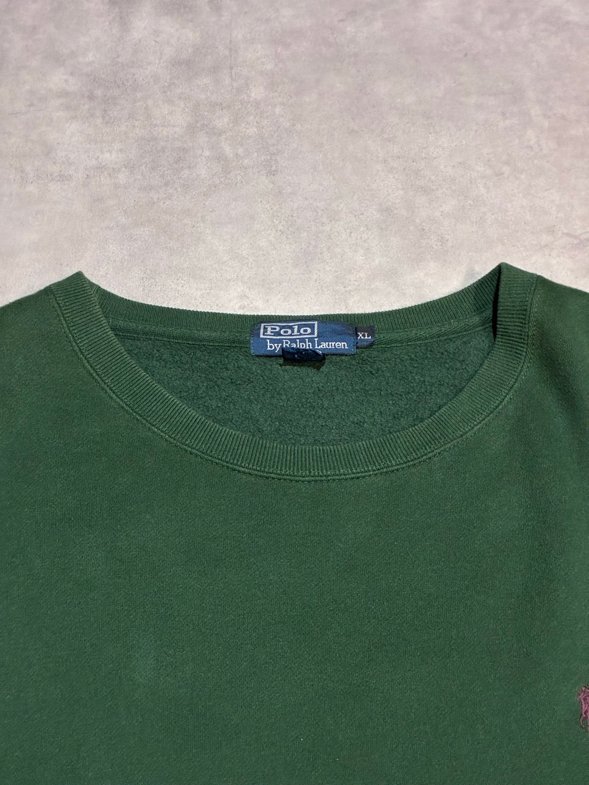 90's POLO BY RALPH LAUREN「北マリアナ諸島製」ワンポイントスウェット