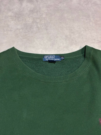 90's POLO BY RALPH LAUREN「北マリアナ諸島製」ワンポイントスウェット