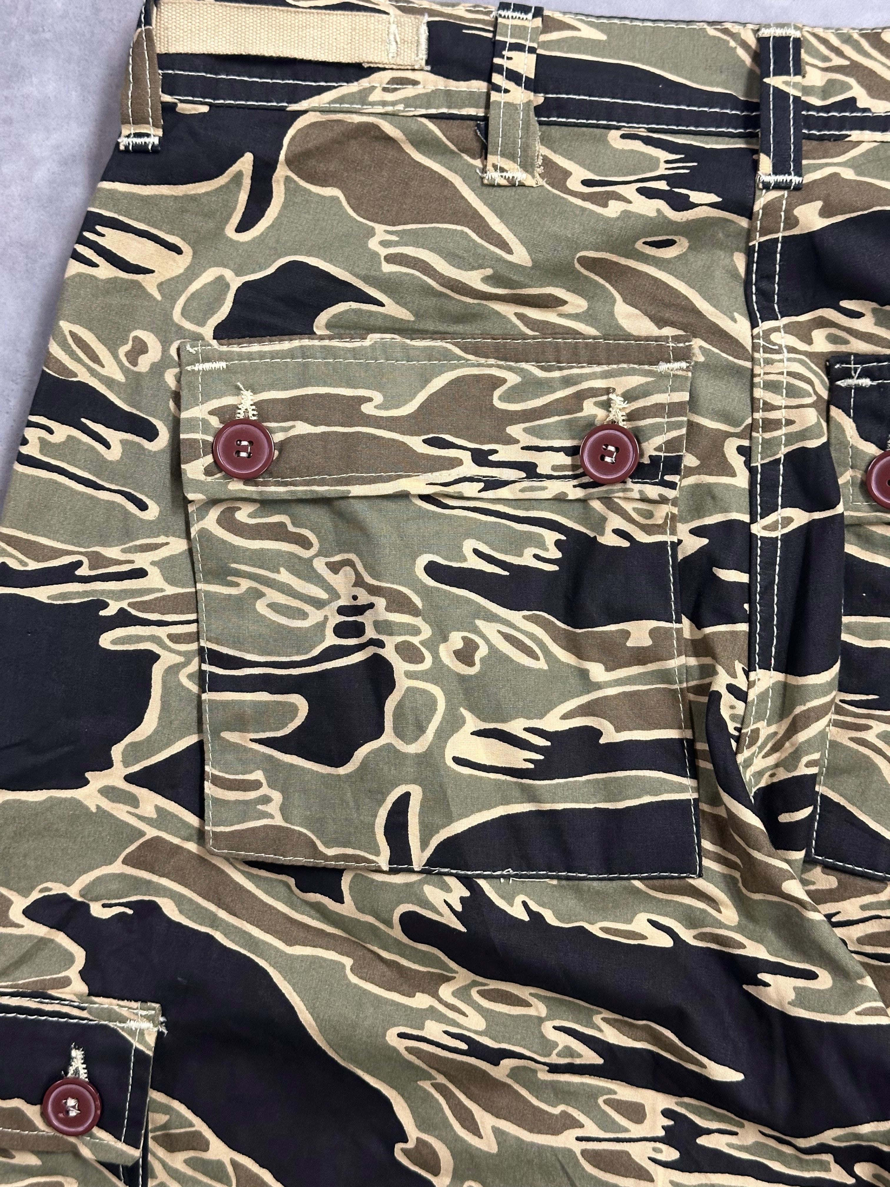 00's GOLD TIGER STRIPE TROUSER「Reissue」カーゴパンツ – FUJI STORE