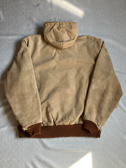 00's Carhartt「USA製」active jacket ワークフーディジャケット