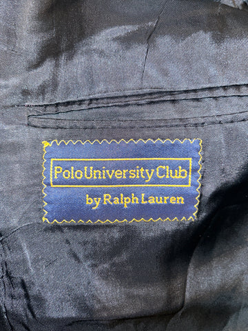 90's「Polo University Club」USA製 ネイビーブレザー