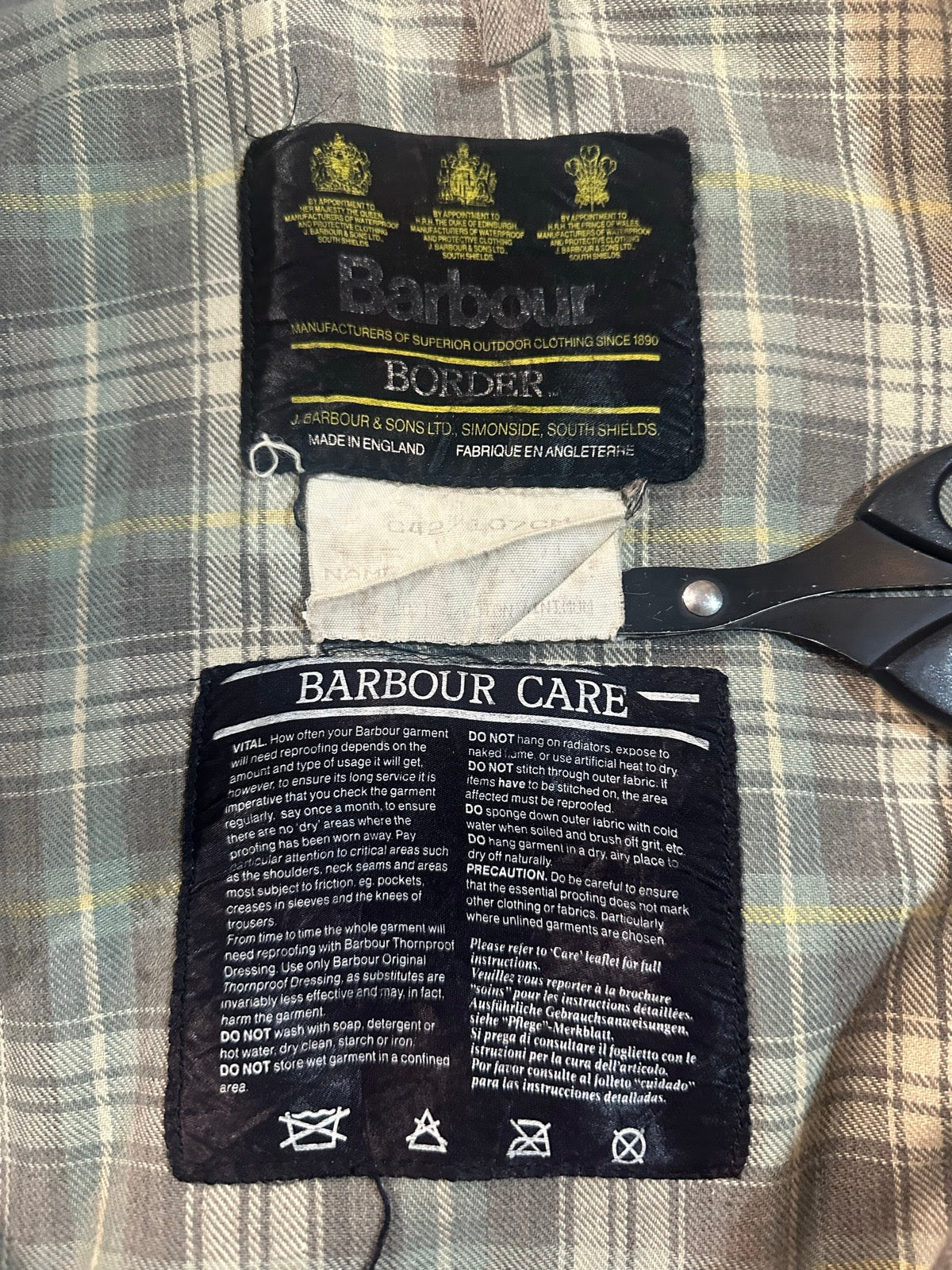 90's BARBOUR「BORDER」オイルドジャケット