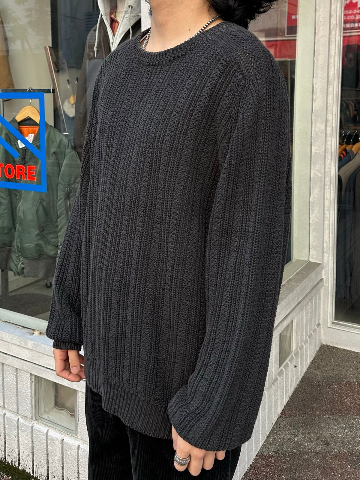 90's ST.JOHN'S BAY リブ編みコットンニット