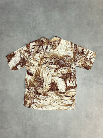 00's PATAGONIA「Pataloha」エンシェントサーフ柄　アロハシャツ