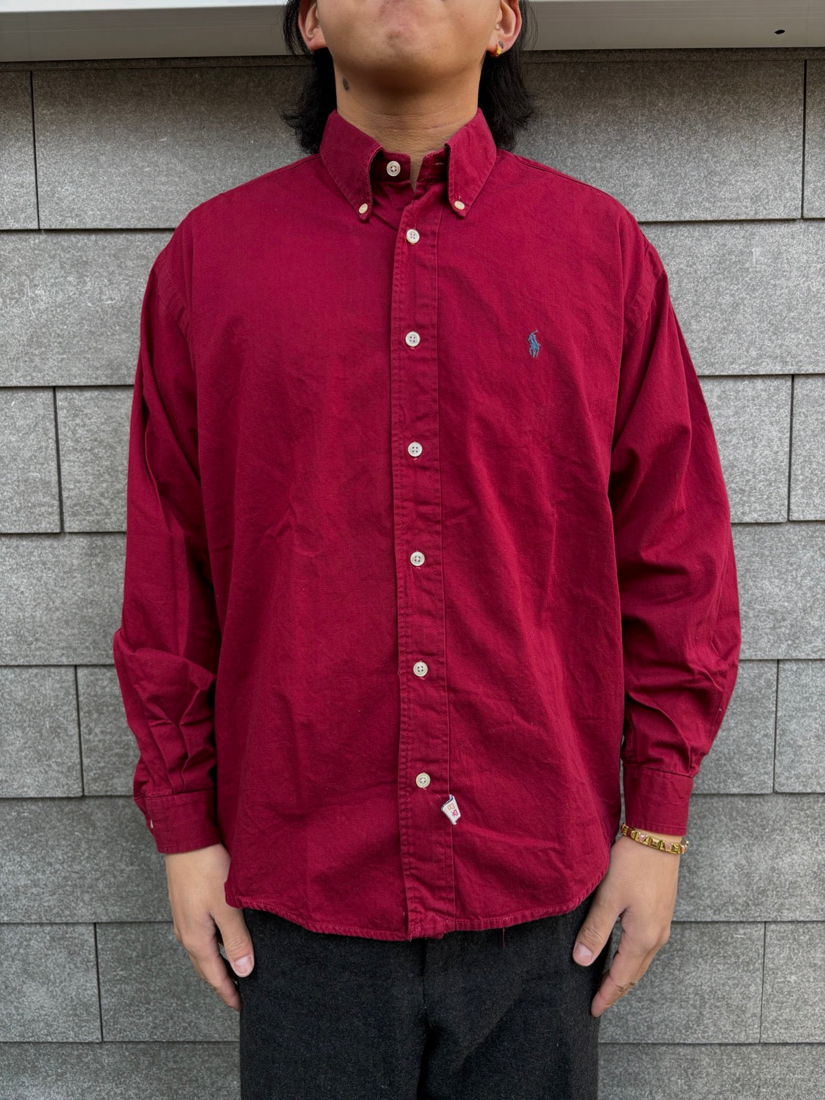 90's POLO by RALPH LAUREN USA製 コットンシャツ