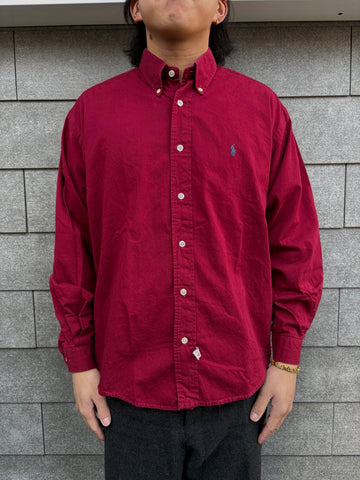 90's POLO by RALPH LAUREN USA製 コットンシャツ