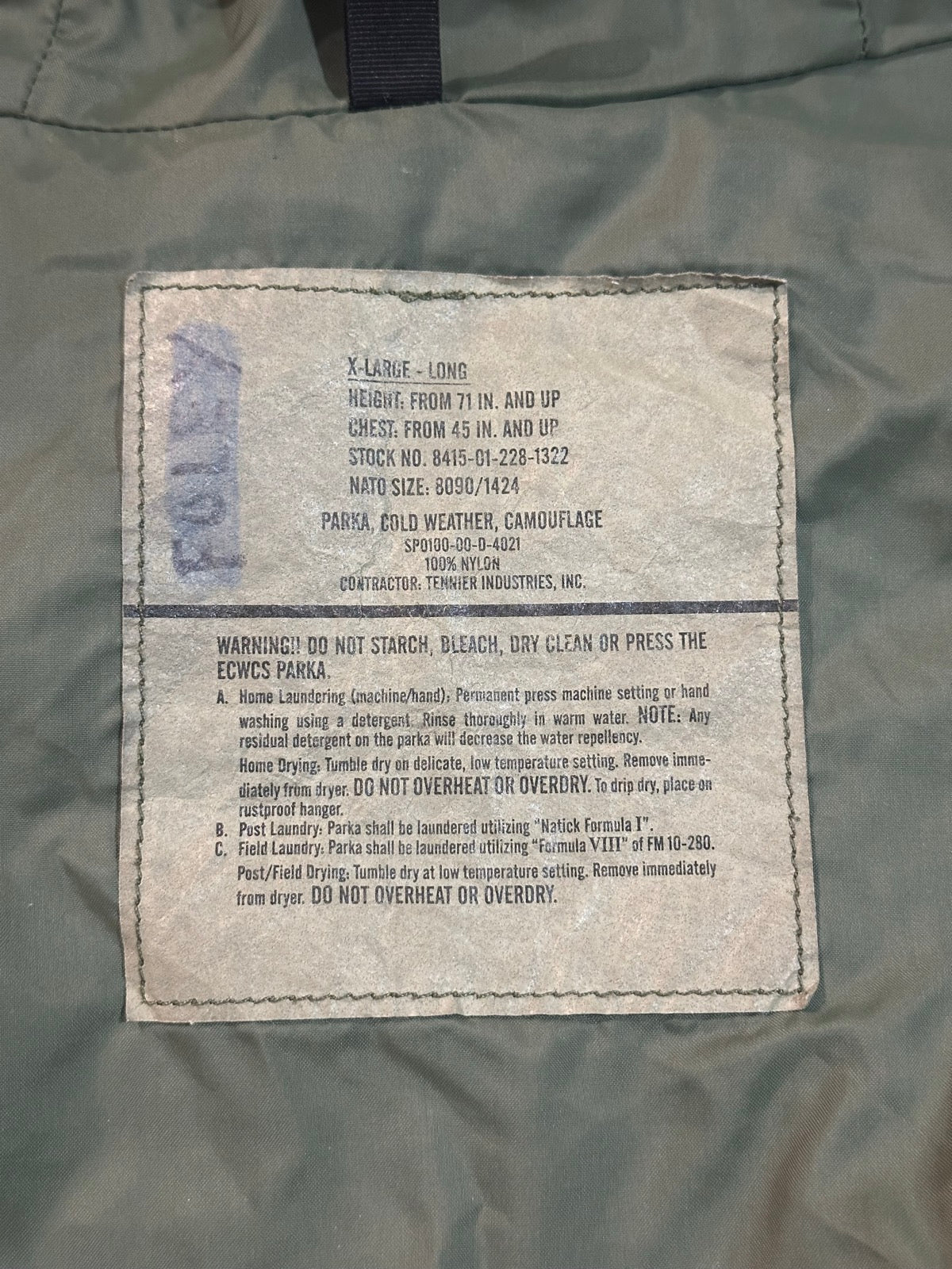 00’s U.S.ARMY「ECWCS LEVEL6」GORE-TEXパーカー　