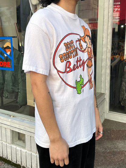 90's BETTY BOOP「Cowgirl」キャラクターTシャツ