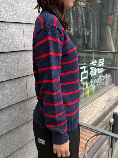 90's「Polo by Ralph Lauren」ハーフジップニット