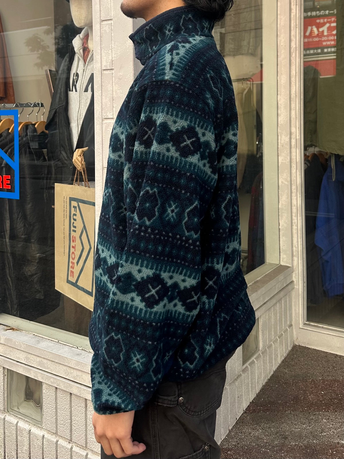 90's L.L.BEAN フリースプルオーバー