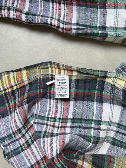 00's RALPH LAUREN「CUSTOM FIT」長袖チェックシャツ