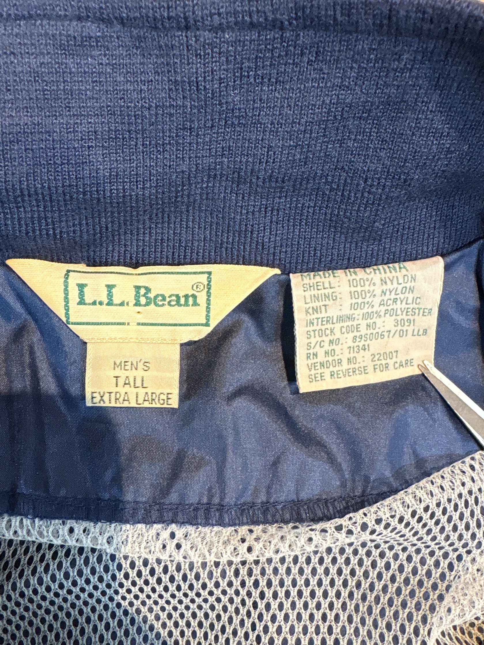 90's「L.L.Bean」ナイロンジャケット