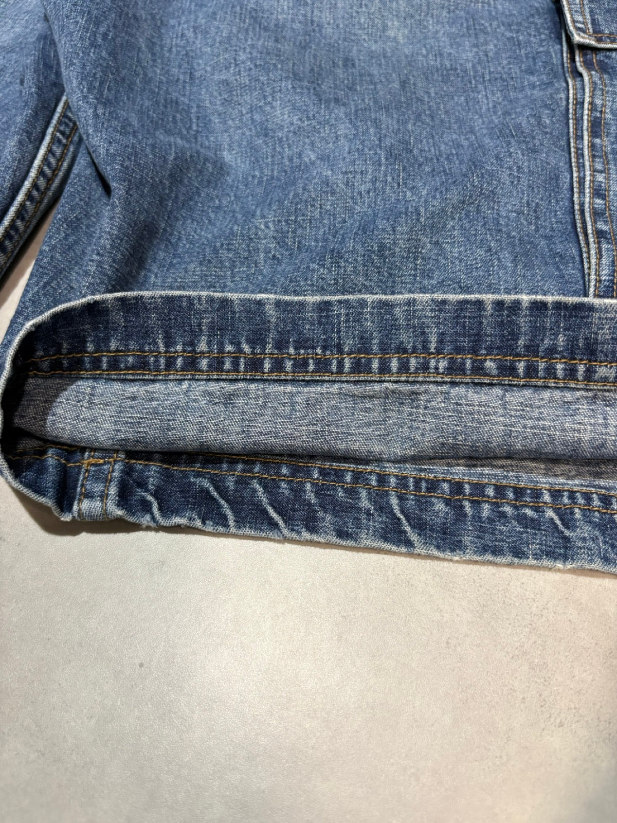 90's TOMMY JEANS デニムカーゴショーツ