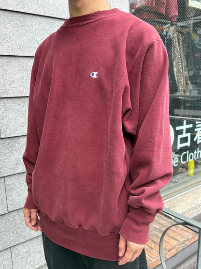 90's Champion「Reverse Weave」USA製 ワンポイントスウェット