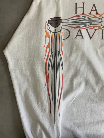 00's HARLEY DAVIDSON「Oklahoma City」ハーレーロングTシャツ