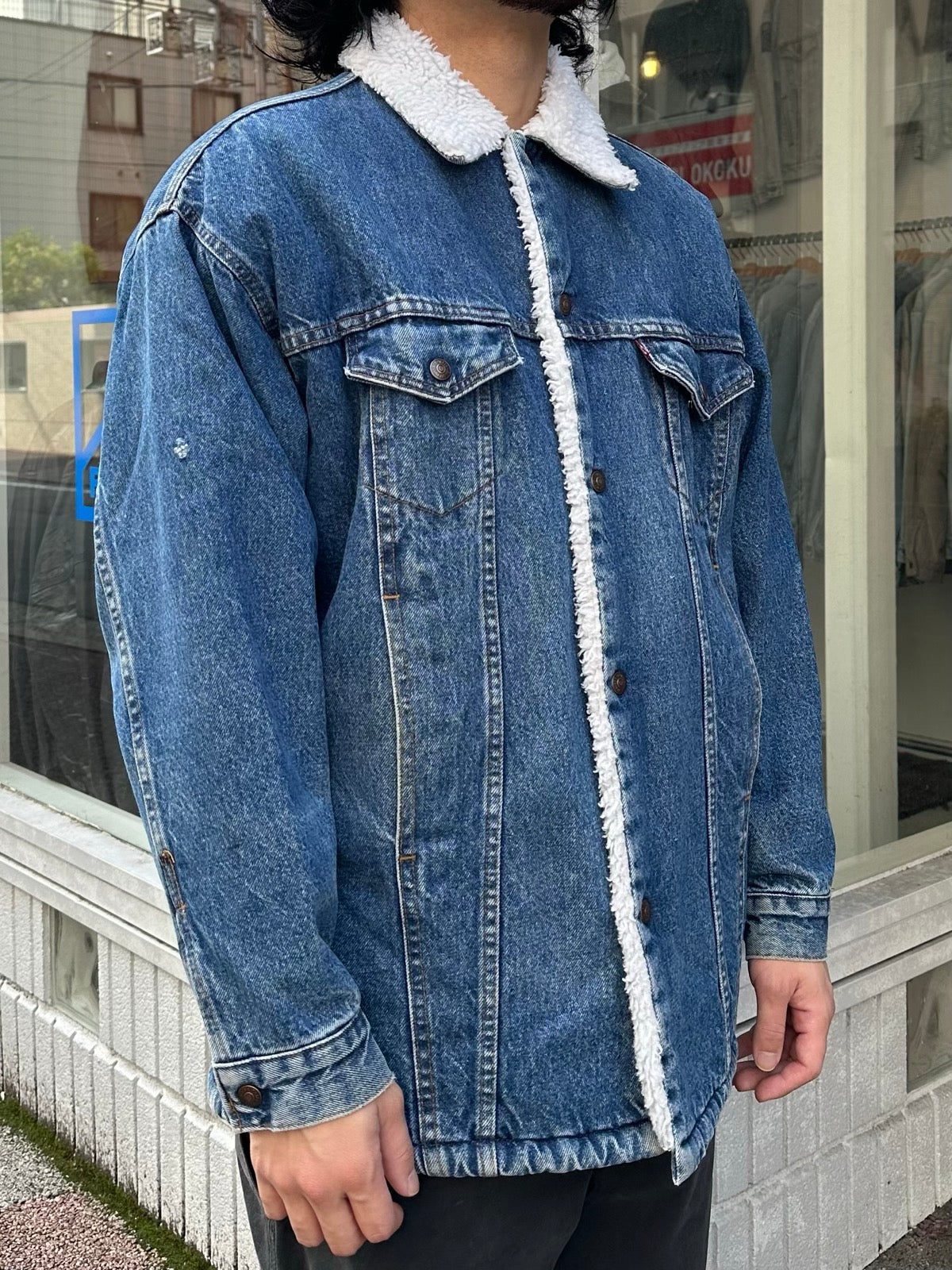 80's LEVI’S「70619-0218」USA製 デニムボアジャケット