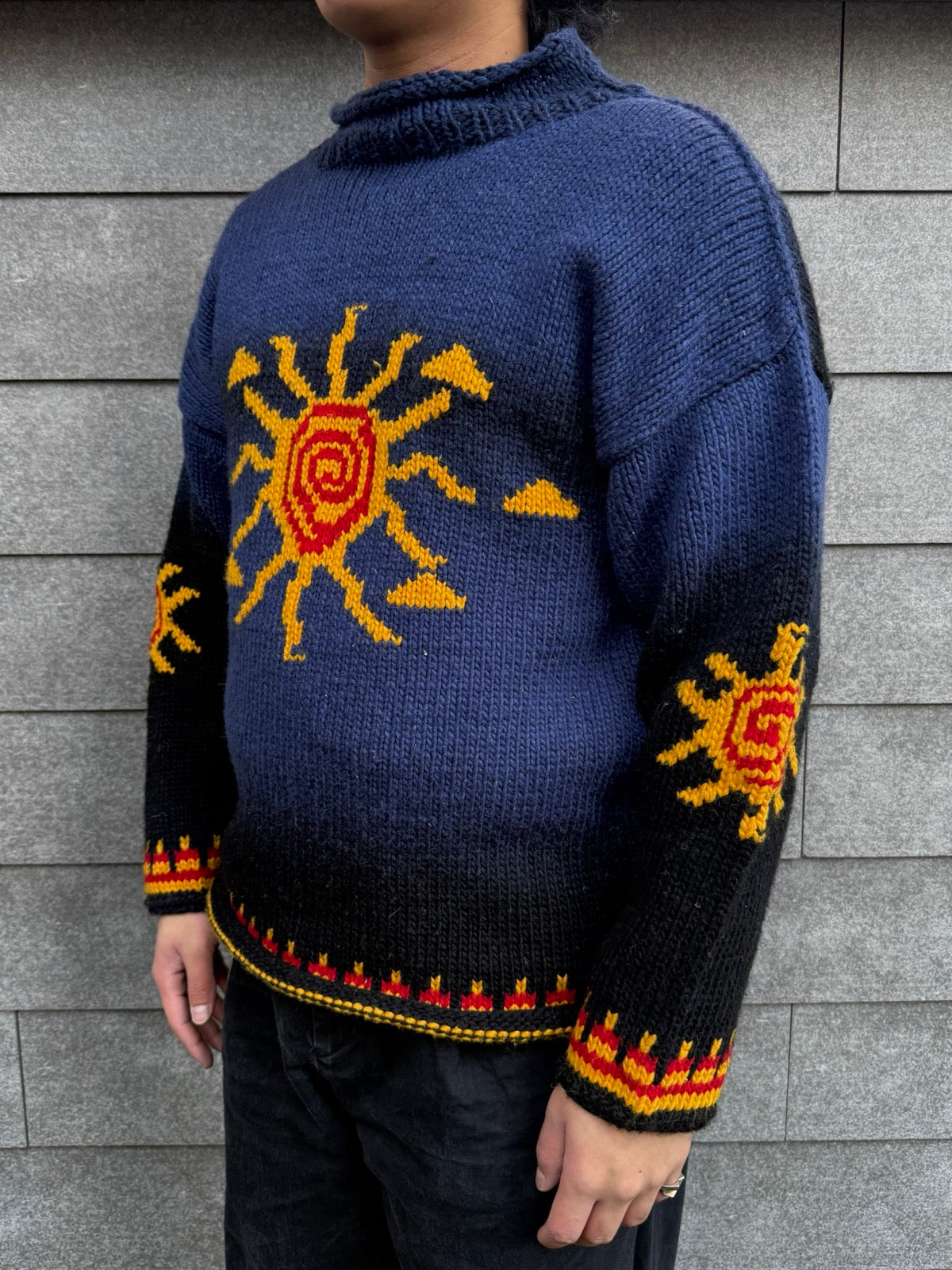 80's「Ecuador」SUN エクアドルニット