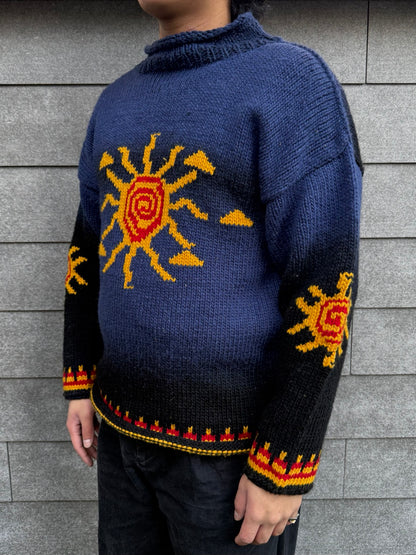 80's「Ecuador」SUN エクアドルニット