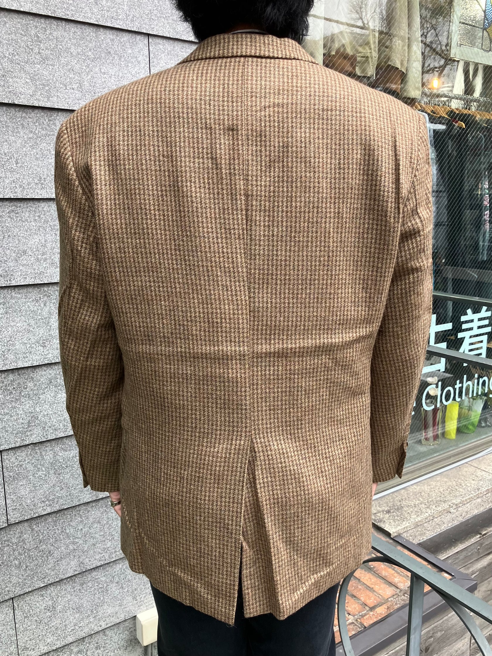 90's「Polo University Club」ツイードジャケット