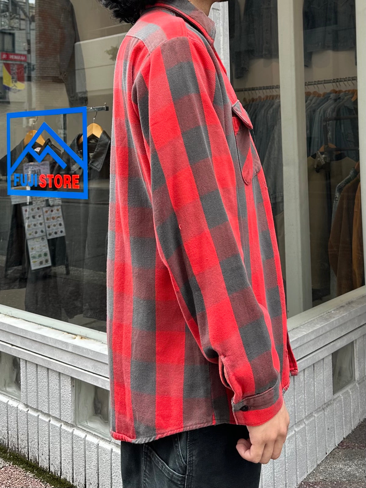 80's FIVE BROTHER USA製 バッファローチェックシャツ