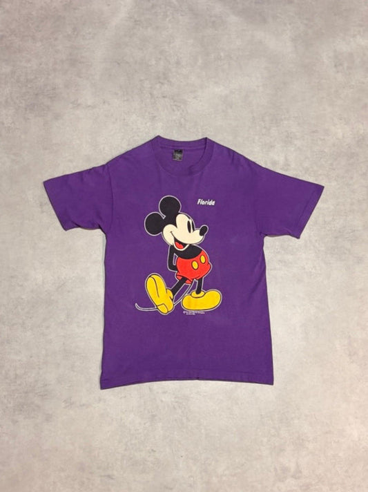 80's~90's DISNEY「Mickey」USA製 キャラクターTシャツ