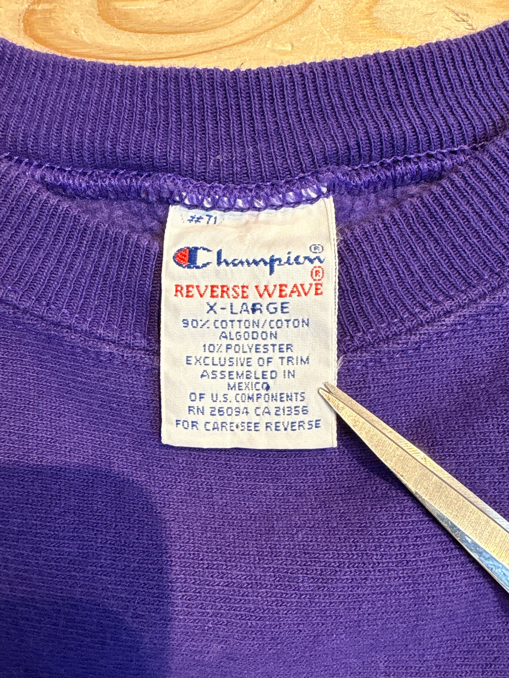 90's Champion「Reverse Weave」ワンポイントスウェット