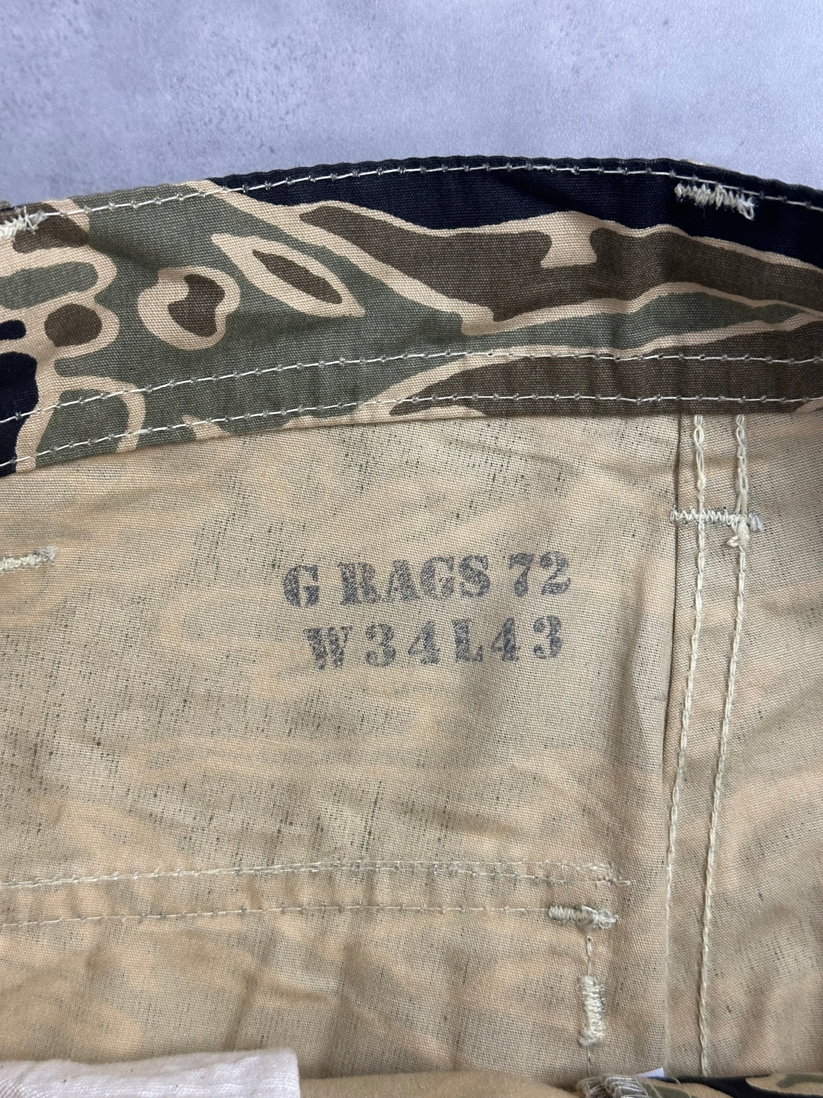 00's GOLD TIGER STRIPE TROUSER「Reissue」カーゴパンツ