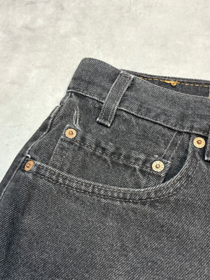 90's LEVI'S「550 RELAXED FIT」USA製 ブラックデニムショーツ