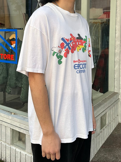 90's DISNEY「EPCOT CENTER」キャラクターTシャツ