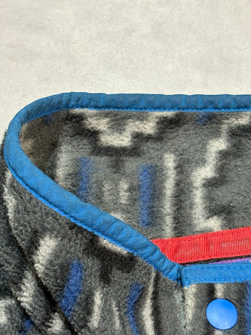 10's PATAGONIA Synchilla Snap-T「ヤナバ柄」フリースプルオーバー