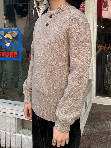 00's L.L.BEAN ヘンリーネックニット