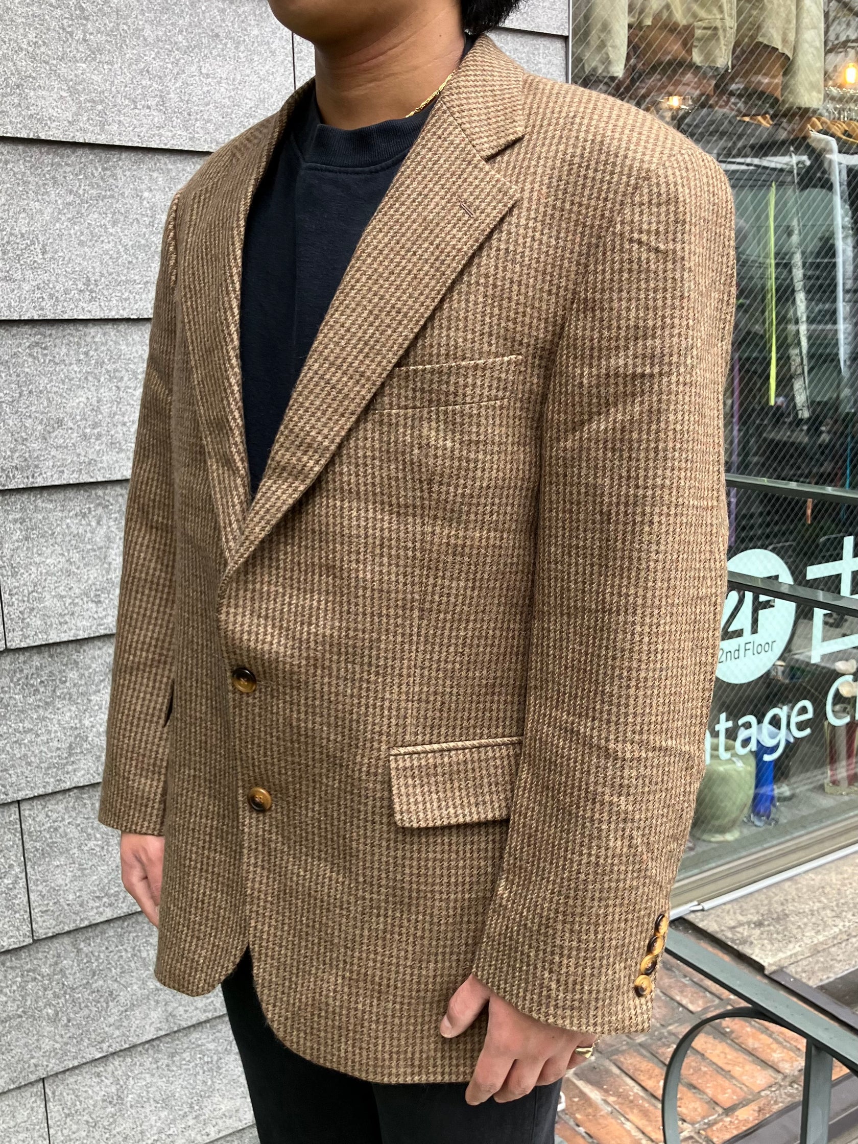 90's「Polo University Club」ツイードジャケット