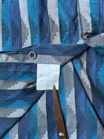 90's PATAGONIA「Native Stripe」ボタンダウンフランネルシャツ